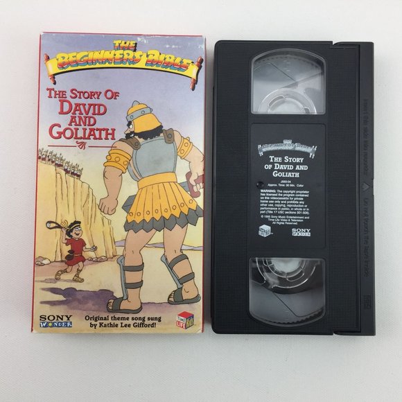 VHS The Beginners Bible The Story Of David And Goliath Animated - Picture 5 of 5